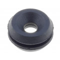 ; Grommet; Ømount.hole: 5.8mm; Øhole: 2.33mm; rubber; black; FIX&FASTEN ; Grommet; Ømount.hole: 5.8mm; Øhole: 2.33mm; rubber; black; FIX&FASTEN
