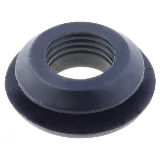 ; Grommet; Ømount.hole: 11.5mm; Øhole: 8.8mm; silicone; black; FIX&FASTEN