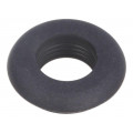 ; Grommet; Ømount.hole: 13.8mm; Øhole: 11.2mm; rubber; black; FIX&FASTEN