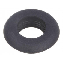 ; Grommet; Ømount.hole: 13.8mm; Øhole: 11.2mm; rubber; black; FIX&FASTEN