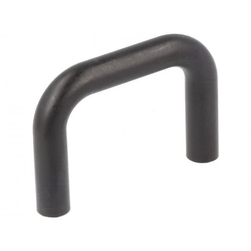 ; Handle; Mat: polycarbonate; black; H: 25mm; L: 35mm; W: 5.5mm; FIX&FASTEN