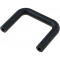 ; Handle; Mat: PC + ABS (UL); black; H: 28.4mm; L: 37.3mm; W: 5.5mm; FIX&FASTEN