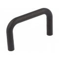 ; Handle; Mat: polyamide; black; H: 32mm; L: 53.5mm; W: 6.3mm; FIX&FASTEN