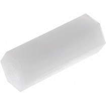 ; Screwed spacer sleeve; hexagonal; polyamide; M4; L: 14mm; FIX&FASTEN