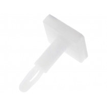 ; PCB distance; polyamide; L: 12.6mm; self-adhesive; Colour: natural; FIX&FASTEN