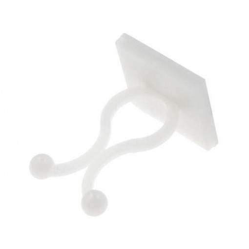 ; Cable clips; ØBundle : 10mm; polyamide; natural; UL94V-2; H: 30mm; FIX&FASTEN