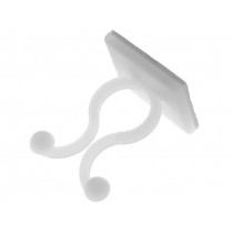 ; Cable clips; ØBundle : 10mm; polyamide; natural; UL94V-2; H: 28.2mm; FIX&FASTEN