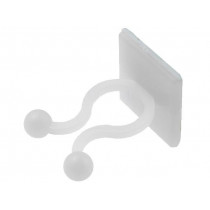 ; Cable clips; ØBundle : 10mm; polyamide; natural; UL94V-2; H: 27.3mm; FIX&FASTEN