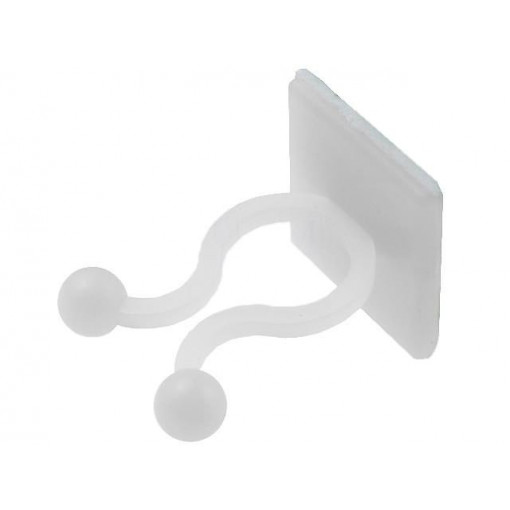 ; Cable clips; ØBundle : 10mm; polyamide; natural; UL94V-2; H: 27.3mm; FIX&FASTEN