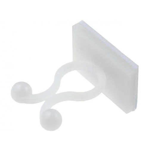 ; Cable clips; ØBundle : 7.2mm; polyamide; natural; UL94V-2; FIX&FASTEN