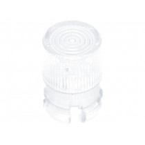 FIX-LC5-2; LED lens; round; Mat: polycarbonate; transparent; 5mm; Front: flat; FIX&FASTEN