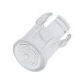FIX-LC5-6V0; LED lens; round; Mat: polycarbonate; transparent; 5mm; UL94V-0; FIX&FASTEN FIX-LC5-6V0; LED lens; round; Mat: polycarbonate; transparent; 5mm; UL94V-0; FIX&FASTEN