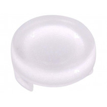 FIX-LC5-7; LED lens; round; Mat: polycarbonate; transparent; 5mm; UL94V-2; FIX&FASTEN