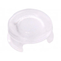 FIX-LC5-8; LED lens; round; Mat: polycarbonate; transparent; 5mm; UL94V-2; FIX&FASTEN