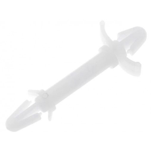 ; PCB distance; polyamide; L: 20mm; latch/latch; Colour: natural; FIX&FASTEN
