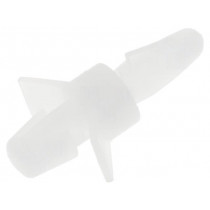 ; PCB distance; polyamide; L: 4.8mm; snap fastener; Colour: natural; FIX&FASTEN