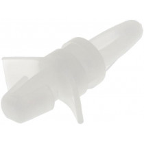 ; PCB distance; polyamide; L: 6.4mm; snap fastener; Colour: natural; FIX&FASTEN