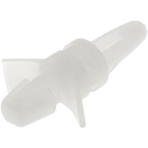 ; PCB distance; polyamide; L: 6.4mm; snap fastener; Colour: natural; FIX&FASTEN