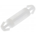 ; PCB distance; polyamide; L: 12mm; latch/latch; Colour: natural; FIX&FASTEN