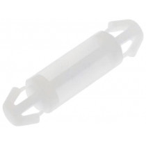 ; PCB distance; polyamide; L: 12mm; latch/latch; Colour: natural; FIX&FASTEN
