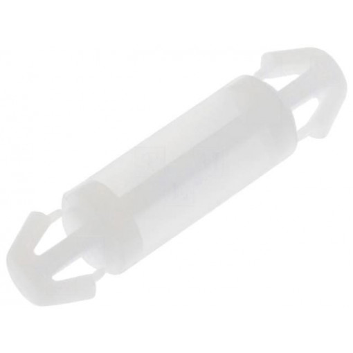; PCB distance; polyamide; L: 12mm; latch/latch; Colour: natural; FIX&FASTEN