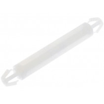 ; PCB distance; polyamide; L: 27mm; latch/latch; Colour: natural; FIX&FASTEN