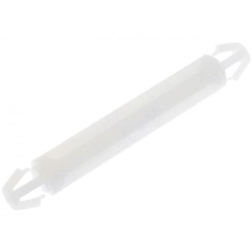 ; PCB distance; polyamide; L: 27mm; latch/latch; Colour: natural; FIX&FASTEN