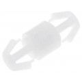 ; PCB distance; polyamide; L: 4mm; latch/latch; Colour: natural; FIX&FASTEN