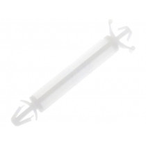 ; PCB distance; polyamide; L: 27.5mm; latch/latch; Colour: natural; FIX&FASTEN