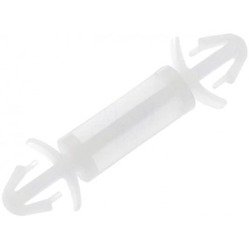 ; PCB distance; polyamide; L: 12mm; latch/latch; Colour: natural; FIX&FASTEN