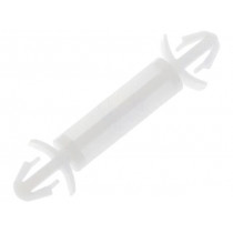 ; PCB distance; polyamide; L: 15mm; latch/latch; Colour: natural; FIX&FASTEN