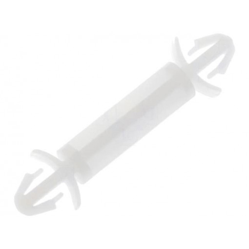; PCB distance; polyamide; L: 15mm; latch/latch; Colour: natural; FIX&FASTEN