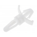 ; PCB distance; polyamide; L: 4.8mm; latch/latch; Colour: natural; FIX&FASTEN