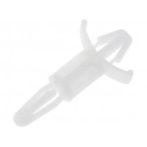 ; PCB distance; polyamide; L: 9.5mm; latch/latch; Colour: natural; FIX&FASTEN