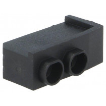 FIX-LEK-323; LED housing; 3mm; polyamide; angular; black; UL94V-2; H: 20.8mm; FIX&FASTEN FIX-LEK-323; LED housing; 3mm; polyamide; angular; black; UL94V-2; H: 20.8mm; FIX&FASTEN