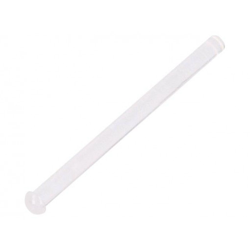 FIX-LEM-141V0; Fibre for LED; round; Ø2mm; Front: convex; straight; UL94V-0; FIX&FASTEN