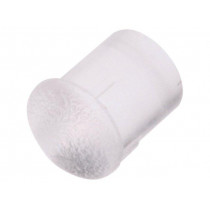 FIX-LEM-144; Fibre for LED; round; Ø3.3mm; Front: convex; straight; UL94V-2; FIX&FASTEN