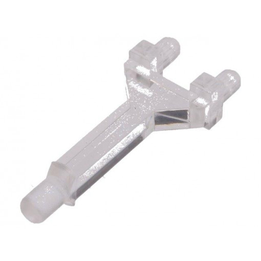 FIX-LEM-69; Fibre for LED; round; Ø: 3mm; with PCB mounting; Ømount.hole: 3mm; FIX&FASTEN