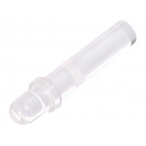 FIX-LEM-93; Fibre for LED; round; Ø3mm; Front: convex; straight; UL94V-2; FIX&FASTEN