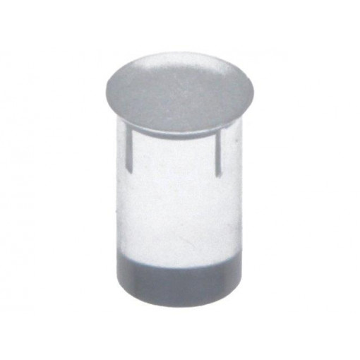 FIX-LEMB3-5V0-F; Fibre for LED; round; Ø3.3mm; Front: flat; straight; FIX&FASTEN