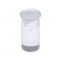 FIX-LEMB3-6V0-F; Fibre for LED; round; Ø3.3mm; Front: flat; straight; FIX&FASTEN