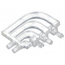 FIX-LPED2-1V0; Fibre for LED; round; Ø1.5mm; No.of mod: 2; Front: flat; UL94V-0; FIX&FASTEN