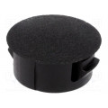 ; Stopper; polyamide; Wall thick: 1.6mm; Øhole: 10.3mm; H: 6.4mm; FIX&FASTEN ; Stopper; polyamide; Wall thick: 1.6mm; Øhole: 10.3mm; H: 6.4mm; FIX&FASTEN