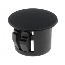 ; Stopper; polyamide; Wall thick: 3.3mm; Øhole: 11mm; H: 10.1mm; black; FIX&FASTEN ; Stopper; polyamide; Wall thick: 3.3mm; Øhole: 11mm; H: 10.1mm; black; FIX&FASTEN