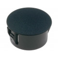 ; Stopper; polyamide; Wall thick: 3.3mm; Øhole: 16mm; H: 10.6mm; black; FIX&FASTEN ; Stopper; polyamide; Wall thick: 3.3mm; Øhole: 16mm; H: 10.6mm; black; FIX&FASTEN