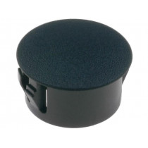 ; Stopper; polyamide; Wall thick: 3.3mm; Øhole: 16mm; H: 10.6mm; black; FIX&FASTEN ; Stopper; polyamide; Wall thick: 3.3mm; Øhole: 16mm; H: 10.6mm; black; FIX&FASTEN