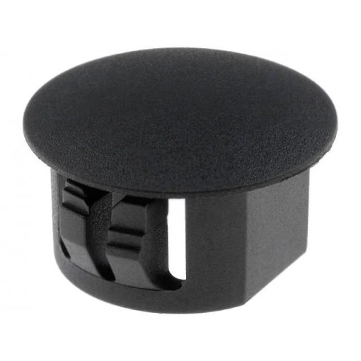 ; Stopper; polyamide; Øhole: 15.9mm; H: 10.6mm; black; UL94V-2; FIX&FASTEN