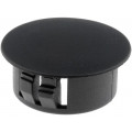 ; Stopper; polyamide; Wall thick: 3.3mm; Øhole: 19mm; H: 10.3mm; black; FIX&FASTEN ; Stopper; polyamide; Wall thick: 3.3mm; Øhole: 19mm; H: 10.3mm; black; FIX&FASTEN