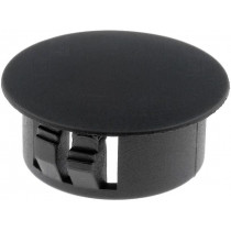 ; Stopper; polyamide; Wall thick: 3.3mm; Øhole: 19mm; H: 10.3mm; black; FIX&FASTEN ; Stopper; polyamide; Wall thick: 3.3mm; Øhole: 19mm; H: 10.3mm; black; FIX&FASTEN