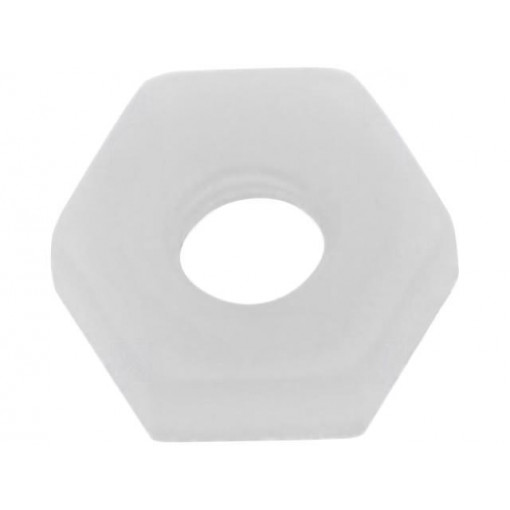 ; Nut; hexagonal; M2; polyamide; H: 1.4mm; 4mm; FIX&FASTEN